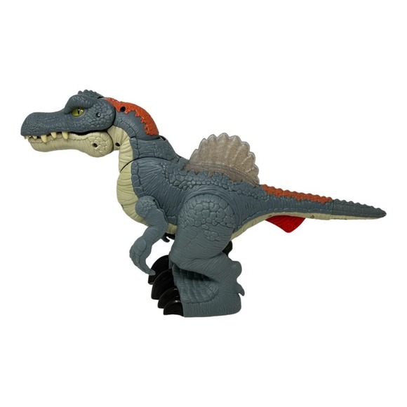 Imaginext Jurassic World Ultra Snap Spinosaurus Dinosaur Toy 20" Lights & Sound - Picture 3 of 14